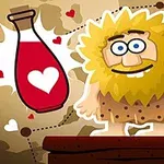 In dit wijs-en-klik-avonturenspel tref je een miniatuurversie van Adam de holbewoner aan