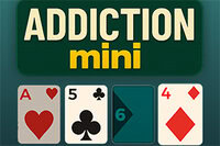 Geniet van een mini versie van Addiction Solitaire met een snelle en