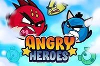 Betreed het Angry Heroes-universum met dit lieve physics-spel!