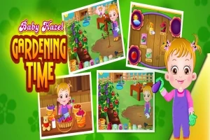 Baby Hazel: Gardening Time