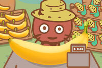 Begin aan Banana Farm, een boeiend zakelijk casual spel voor kattenliefhebbers