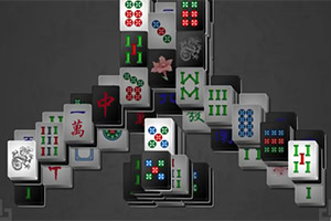 Speel 300 levels Black and White Mahjong