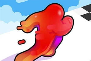 Blob Runner 3D is een 3D rennen en ontwijken arcadespelletje