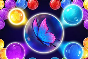 Bubble Shooter Butterfly is je volgende favoriete bubbelschietspel!