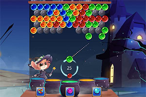 Maak je klaar voor een magisch bubble shooter-spel dat je bij elke stap uitdaagt!