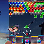 Maak je klaar voor een magisch bubble shooter-spel dat je bij elke stap uitdaagt!