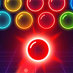 Bubble Shooter Neon Bubble Shooter Neon brengt knallende neonkleuren en spannende bubbelactie!