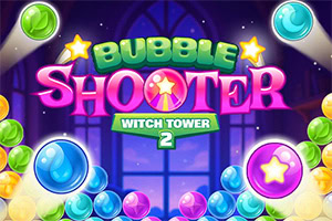 Bubble Shooter Witch Tower 2 Bubble Shooter: Witch Tower 2 brengt de magie terug op een leuke, gezinsvriendelijke manier!