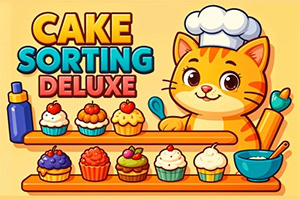 Cake Sorting Deluxe is een leuk en ontspannend puzzelspel dat jouw sorteervaardigheden op de proef stelt!
