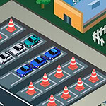 Car Park Sort Sorteer zo snel mogelijk alle auto's