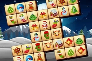 Geniet van de meest kerstachtige mahjong spel ooit!