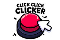 Click Click Clicker is pure, klassieke clicker gekte