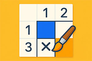 Los kleurrijke nonogram-puzzels op en onthul verborgen pixelkunst met logica!