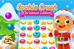 Cookie Crush Christmas is een mooi vormgegeven match-3 spelletje met cakes, donuts en koekjes