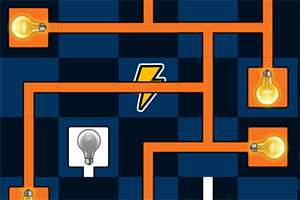 Verbind alle lampen met de centrale batterij door de roostervierkanten te draaien