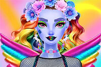 Laat je make up artiest vaardigheden zien in Dazzling Divas Makeup