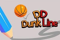 DD Dunk Line is een sport-arcadespel met een interessant idee