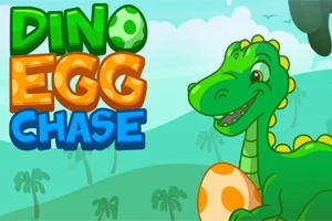 Volg de holbewoner in Dino Egg Chase!