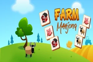 Farm Mahjong is een leuk connect spelletje met dieren van de boerderij