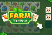 Farm Triple Match is een match3 puzzelspel vol vrolijk gekleurde icoontjes