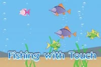 Fishing with Touch is een spel waarin je alle vissen moet vissen, maar met een