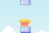 Flappy Trump is een leuk casual spel vergelijkbaar met Flappy Bird