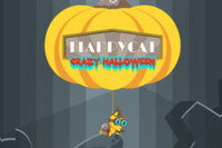 Flappy Cat: Crazy Halloween is een spel met een beetje horror thema