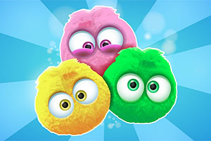 Verzamel zoveel mogelijk Fluffles voordat je door je zetten heen bent