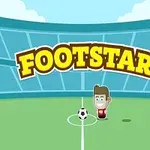 Footstar is een lastig behendigheidsspelletje waarin je de bal het doel in moet trappen