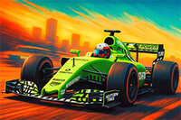 Spring in je raceauto en domineer het verkeer in Formula Traffic Racer