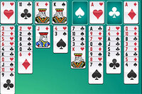 Freecell spel waar elk nieuw level 1 freecell minder heeft