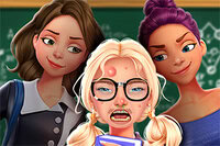 Help een verlegen leerling stralen in From Nerd To School Popular