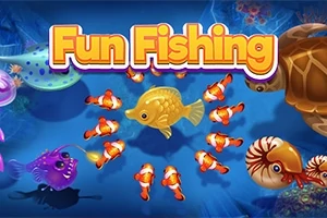 Promotieafbeelding voor Fun Fishing spel met kleurrijke vissen en zeedieren onderwater