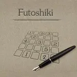 Futoshiki puzzel met nummers en een vulpen op een beige achtergrond