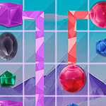 Gems Glow Verbind de edelstenen met dezelfde kleur