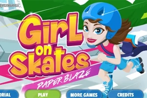 Girl on Skates: Paper Blaze