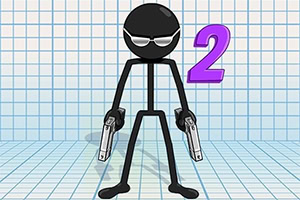 In Gun Fu ben je een Stickman die van alle kanten door vijanden wordt omsingeld