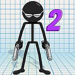In Gun Fu ben je een Stickman die van alle kanten door vijanden wordt omsingeld