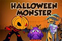 Dit Halloween-monsterspel is een tikgebaseerd spel