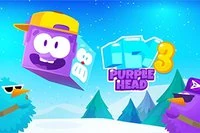 Er wachten weer heel wat lastige uitdagingen op je in Icy Purple Head 3