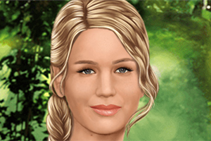 Geef actrice Jennifer een make-over met dit spel van de True Make Up Serie