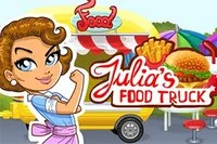 De lunch staat op het punt van beginnen in Julia's Food Truck