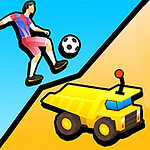Kick and Ride is een puzzelspel gebaseerd op natuurkunde, met twee spelmodi