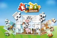 Hoe snel kun jij alle puzzelstukken in Jigsaw Puzzle: Kids Farm Fun op de