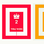 Tik om te draaien, vermijd de randen van de baan