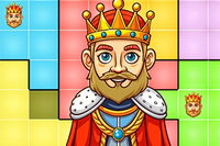 Plaats je koningen slim en heers over het bord in Kingdom Puzzle