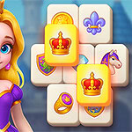 Betreed het magische Koninkrijk in Kings & Queens Mahjong!