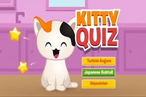 Kitty Quiz is een leuk spelletje waarin je je kennis over katten kunt testen