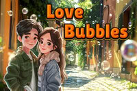 Schiet en match liefdesbubbels