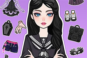 Creëer betoverende looks in Magical Diary: Paper Dress Up